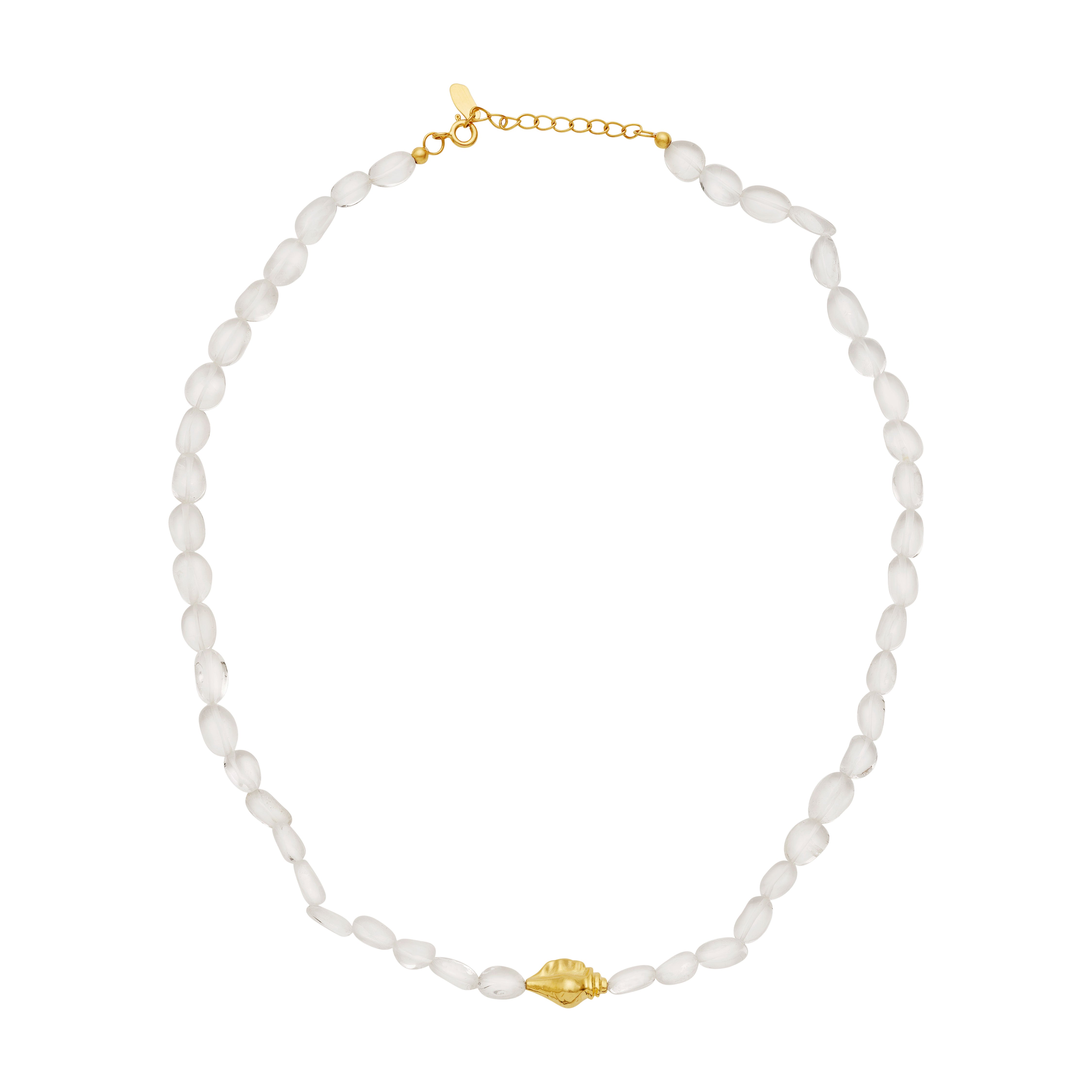 Bonadea halskæde - forgyldt